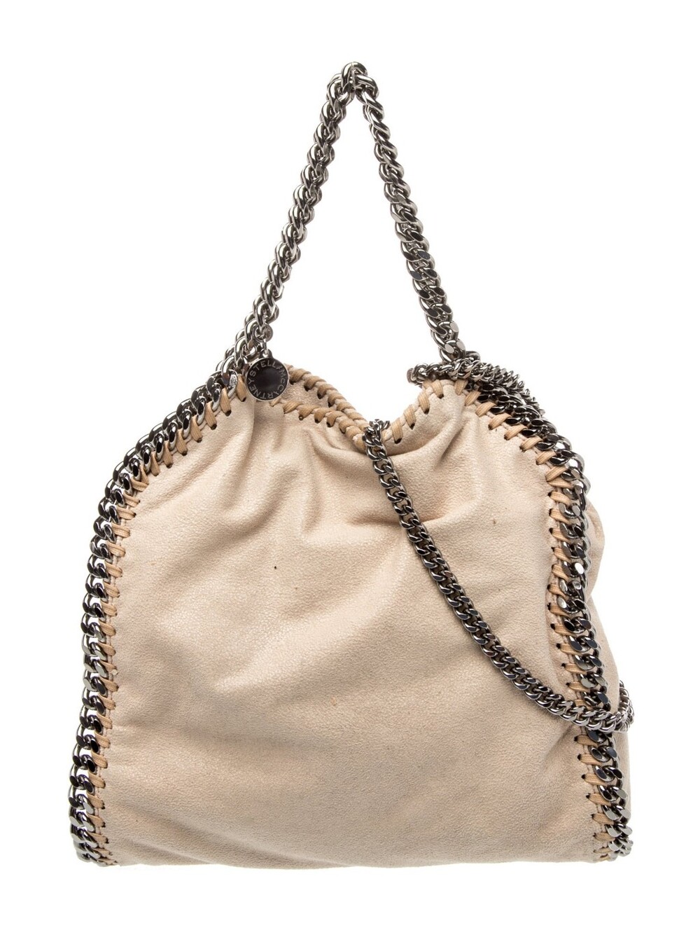 Stella McCartney Cream Falabella Chain Trim Tote EUC
